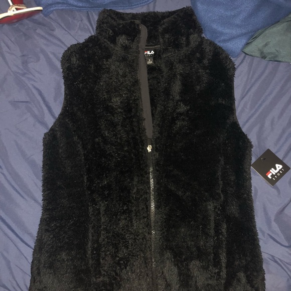 fur fila jacket